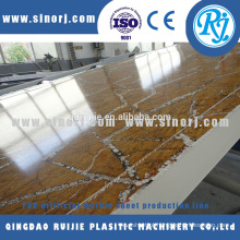 Linha de produção de placa de decoração PVC folha/parede de mármore Artificial de painel/Interior